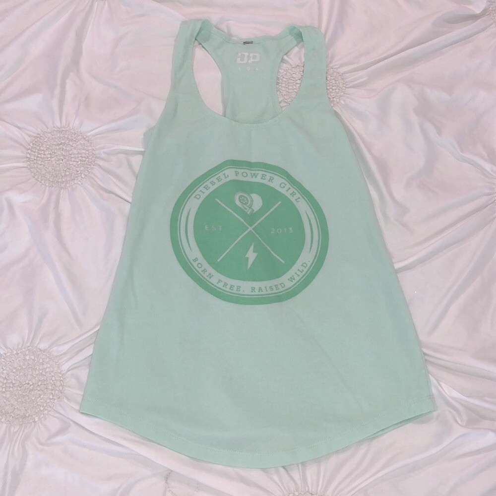 NEW 🤩 DIESEL POWER GIRL  RACER BACK TANK